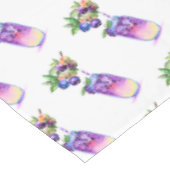 Fresh Blueberry Drink Tablecloth Tischdecke (Schrägansicht)