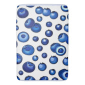 Fresh Blueberry Pattern Badematte (Vorderseite Vertikal)