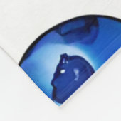 Fresh Blueberry Pattern Fleecedecke (Ecke)