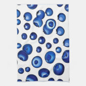 Fresh Blueberry Pattern Geschirrtuch (Vertikal)