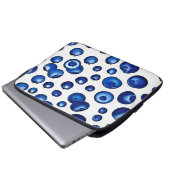 Fresh Blueberry Pattern Laptopschutzhülle (Vorne Knopf)