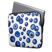 Fresh Blueberry Pattern Laptopschutzhülle (Vorderseite Links)