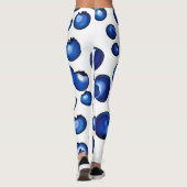 Fresh Blueberry Pattern Leggings (Rückseite)