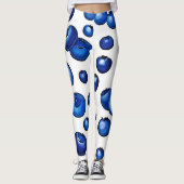 Fresh Blueberry Pattern Leggings (Vorderseite)