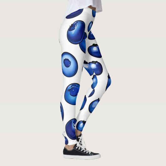 Fresh Blueberry Pattern Leggings (Rechts)