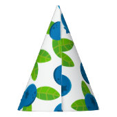 Fresh Blueberry Pattern Partyhütchen (Rückseite)