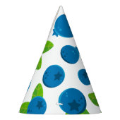 Fresh Blueberry Pattern Partyhütchen (Links)