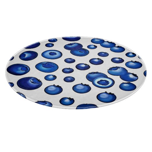 Fresh Blueberry Pattern Schneidebrett (Ecke)