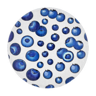 Fresh Blueberry Pattern Schneidebrett