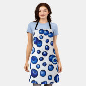 Fresh Blueberry Pattern Schürze (Getragen)