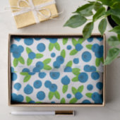 Fresh Blueberry Pattern Seidenpapier (Geschenk)