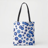 Fresh Blueberry Pattern Tasche (Vorderseite)