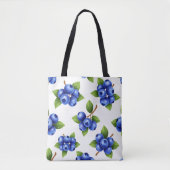 Fresh Blueberry Seamless Pattern Tasche (Vorderseite)