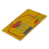 "Fresh Blume Always make my Day" 4 x 6 Magnet (Linke Seite)