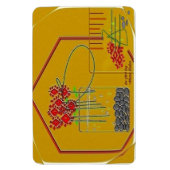 "Fresh Blume Always make my Day" 4 x 6 Magnet (Vertikal)