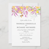 Fresh Boho Wedding laden zum Karneval ein Einladung (Vorderseite)