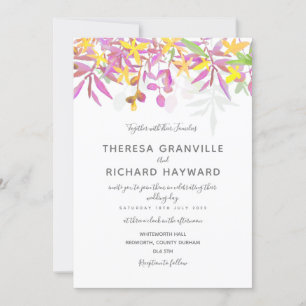 Fresh Boho Wedding laden zum Karneval ein Einladung