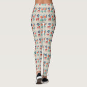 Fresh Bone White Nordic Pattern Leggings (Rückseite)