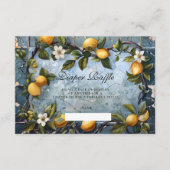 Fresh Botanical Lemon Diapper Raffle Begleitkarte (Vorderseite)
