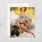 Fresh Breeze Button Up Postkarte (Vorne/Hinten)