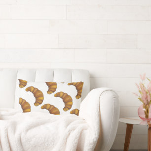 Fresh Buttery Croissants Backwaren Französisch Kon Lendenkissen