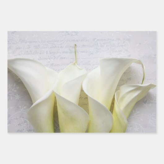 Fresh calla lis geschenkpapier set (Vorderseite 3)