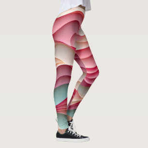 Fresh Candy Colored Waves Leggings
