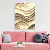 Fresh Candy Colored Waves Leinwanddruck (Insitu (Wohnzimmer))