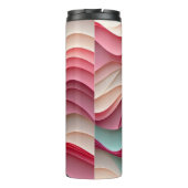 Fresh Candy Colored Waves Thermosbecher (Rückseite)