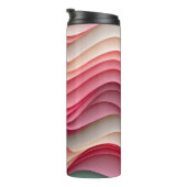 Fresh Candy Colored Waves Thermosbecher (Nach rechts gedreht)