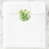 Fresh Celery Runder Aufkleber (Tasche)