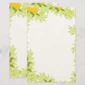 Fresh & Cheerful Writing Paper Briefpapier (Vorne/Hinten)