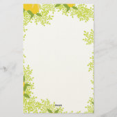 Fresh & Cheerful Writing Paper Briefpapier (Rückseite)