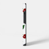 Fresh Cherry Seamless Muster iPC iPhone Hülle (Linke Seite)