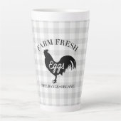 Fresh Chicken Country Gingham Milchtasse (Vorderseite)