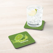 Fresh Citrus Coaster Set- Lime Design Getränkeuntersetzer (Rechte Seite)