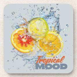 Fresh Citrus Coaster Set- Tropical Mood Getränkeuntersetzer