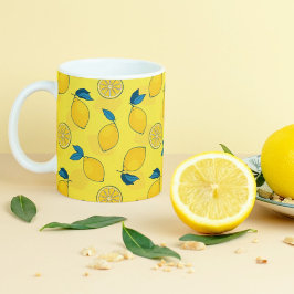 Fresh Citrus Lemon Kaffeetasse