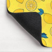 Fresh Citrus Lemon Mousepad (Ecke)