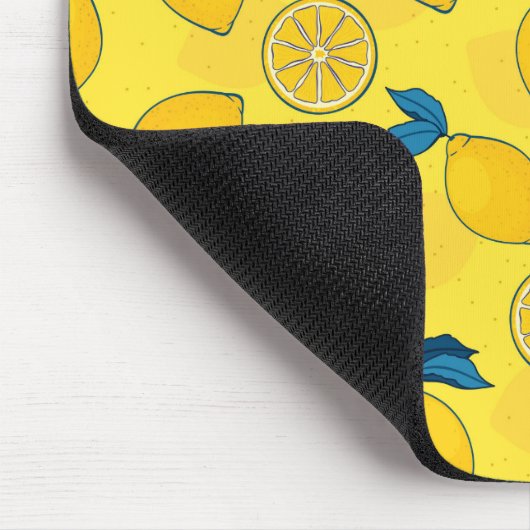 Fresh Citrus Lemon Mousepad (Ecke)