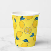 Fresh Citrus Lemon Pappbecher (Vorderseite)