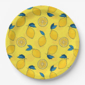 Fresh Citrus Lemon Pappteller (Vorderseite)