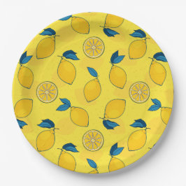 Fresh Citrus Lemon Pappteller