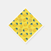 Fresh Citrus Lemon Serviette (Ecke)