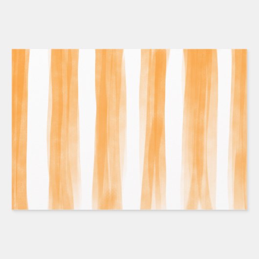 Fresh Citrus Orange Sommer Botanische Vegetation Geschenkpapier Set (Vorderseite 2)