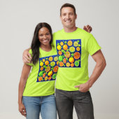 Fresh Citrus Slice Muster T-Shirt (Unisex)