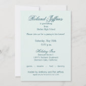 Fresh Class of 2013 Grad Foto Party Einladung (Rückseite)