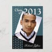 Fresh Class of 2013 Grad Foto Party Einladung (Vorne/Hinten)