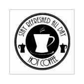 Fresh Coffee Gummistempel (Prägung)