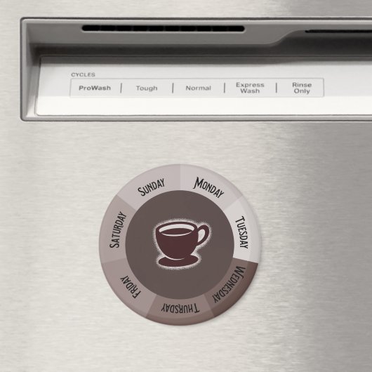 Fresh Coffee Java Kitchen Office Organisator Magnet (In Situ (Geschirrspüler))